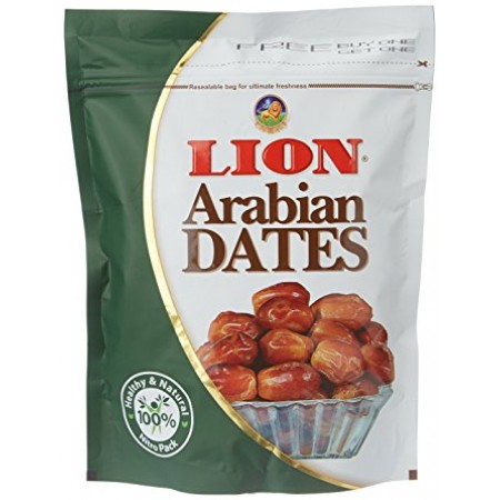 LION ARABIAN DATES(BUY1 GET 1 FREE)-250GM