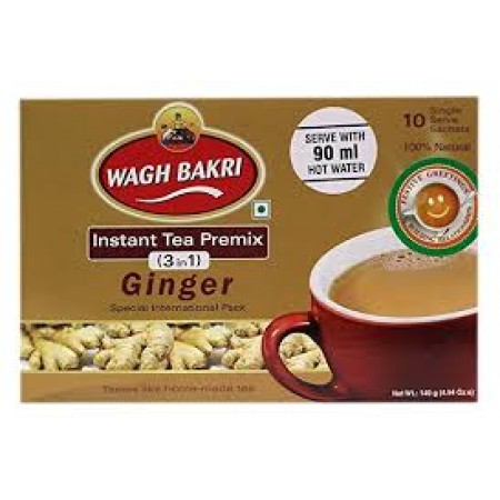 WAGH BAKRI 3IN1 GINGER TEA-140GM X 10 Sachets