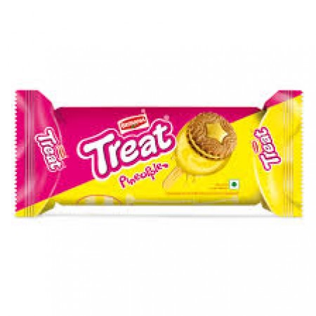 BRITANNIA TREAT CREAM PINEAPPLE-64GM