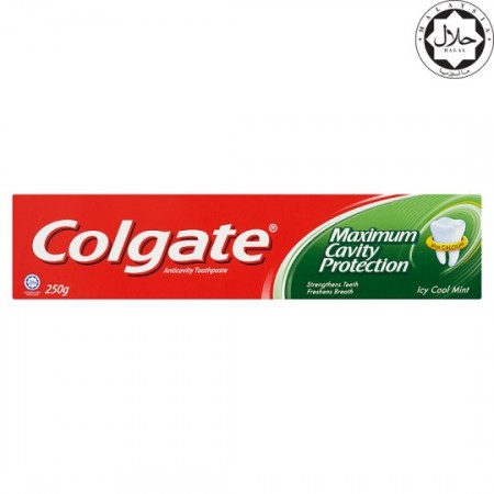 COLGATE TOOTH PASTE(MAX CAVITY PROTECTION)-250 GM (ICY COOL MINT)