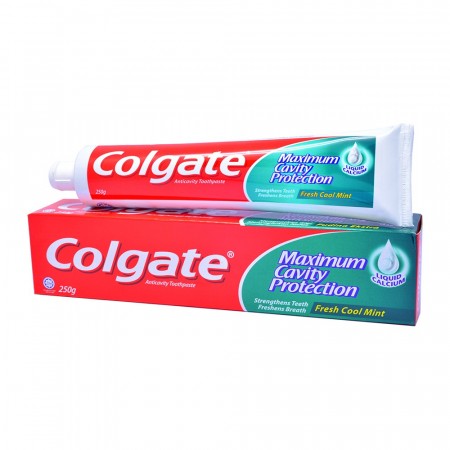 COLGATE TOOTH PASTE(MAX CAVITY PROTECTION)-250 GM (FRESH COOL MINT)