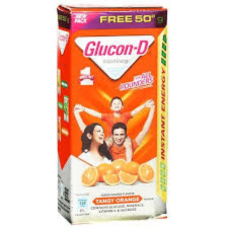 GLUCON D TANGY ORANGE  125GM