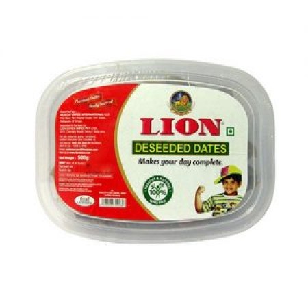 LION DESEEDED DATES (Tub)-500GM