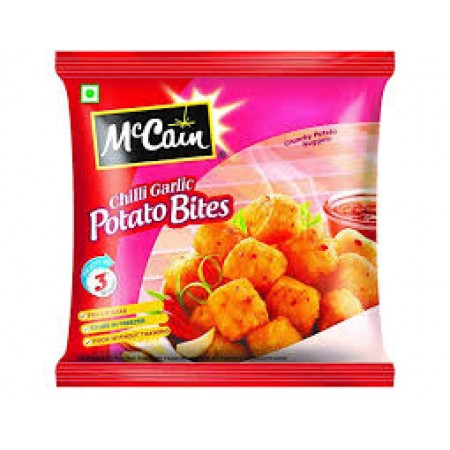 ***McCAIN CHILLI GARLIC POTATO BITES-420GM