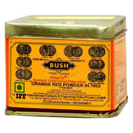 BUSH FOOD COLOUR ORANGE 100G