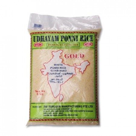 UDHAYAM PONNI RICE(GOLD)-5KG 