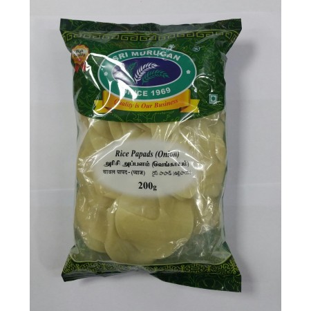 SM RICE PAPADS - ONION 200GM